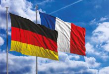 پرچم های فرانسه و آلمان