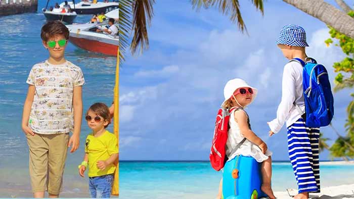 لباس پیشهادی برای سفر به کیش برای کودکان